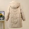 Модные зимние пальто женские длинные парки с капюшоном толстые теплые верхние одежды женские куртки