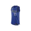 Dallas Mavericks Luka Dončić No. 77 Logo Print Sleeveless Basketball Jersey Men Tops Blue CW3441-485