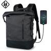 Повседневный мужской дорожный рюкзак для бизнес-школы, рулон с USB-зарядкой, дизайнерский, прочный, для использования на открытом воздухе, для ноутбука, эстетический Mochilas