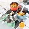 850ml Soup Bowl with Handle Large Capacity Food Grade BPA Free Soup Instant Noodle Bowl Heat Insulated Lunch Box