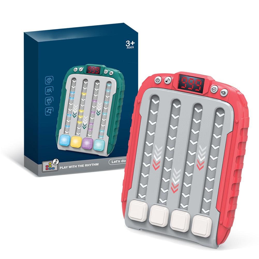 Портативная электронная музыкальная ритм-игровая машина со светом, снятие стресса, быстрая игрушка с музыкой, 3 скорости, подарки для девочек и мальчиков