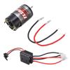 550 Brushed Motor with 320A Two Way Brushed Waterproof ESC Set for RC Rock Crawler Car29T