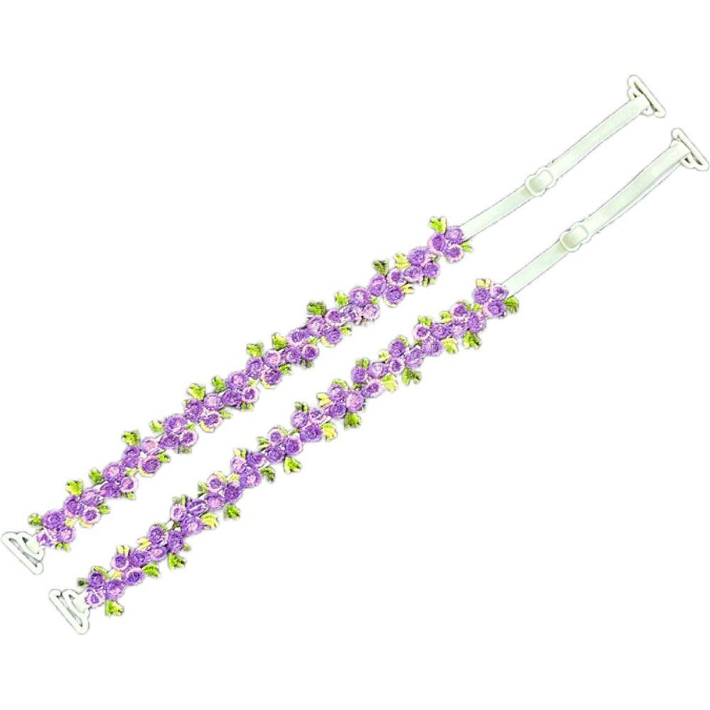 Lace Floral Shoulder Belts Anti-slip Bra Straps Replacement New Floral Bra Straps
