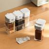 Kitchen Seasoning Bottle SetHousehold Plastic Seasoning JarOil Salt and Sugar Bottle Combination Storage Box