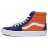 Sk8 Casual Fashion High Top Skate Shoes Unisex Sneakers Blue Orange VN0A4U3CWTJ