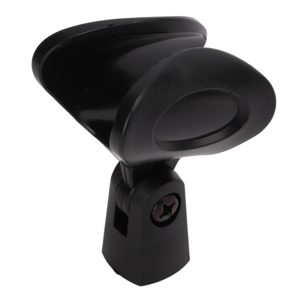 Mic Stand Clip R7 Microphone Holder Mount Adjustable 5 8in Screw Hole Plastic for Wired Wireless Mic