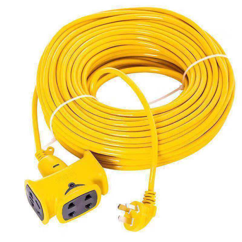 Влагозащищенный удлинитель с розеткой, длинный кабель, выключатель питания и монтажная плата для зарядки электромобилей в высотных зданиях
