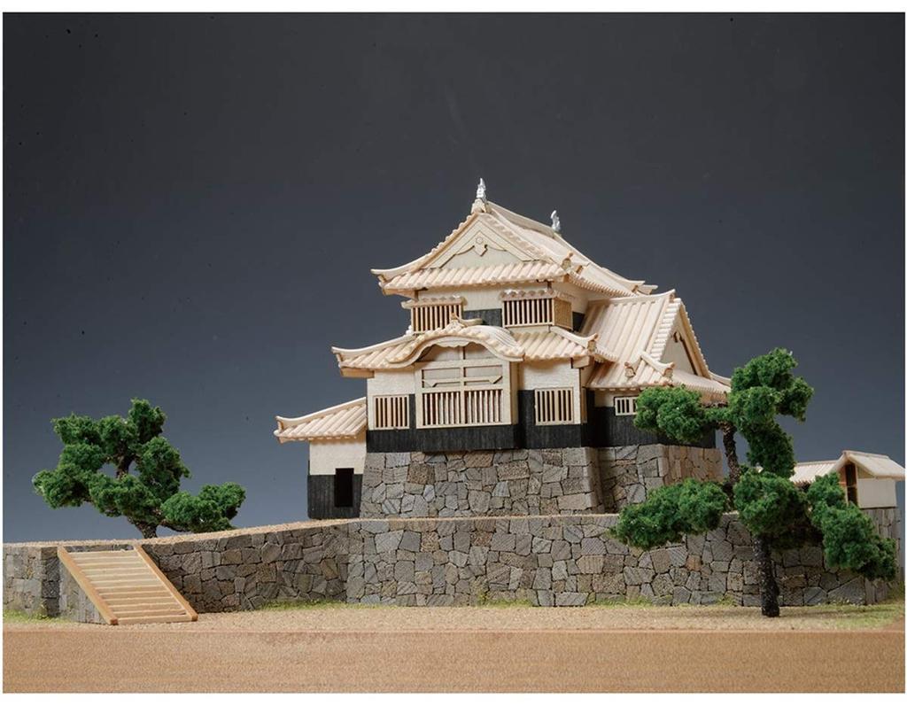 Woody Joe Bitchu Matsuyama Castle Wooden Model Assembly Kit 1/150