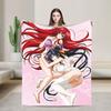Одеяло Two Girl DXD Дорожное Фланелевое Покрывало для Кровати Пледы для Дивана Кресла Теплое Мягкое Качественное На Заказ Покрывало на Кровать Подарок на День Рождения