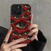 Модный жуткий красный глаз Силиконовый чехол Для Samsung Galaxy A34 A51 A52 A50 A32 A31 A21S A23 A53 A54 5G A71 A72 A73 A12 A13