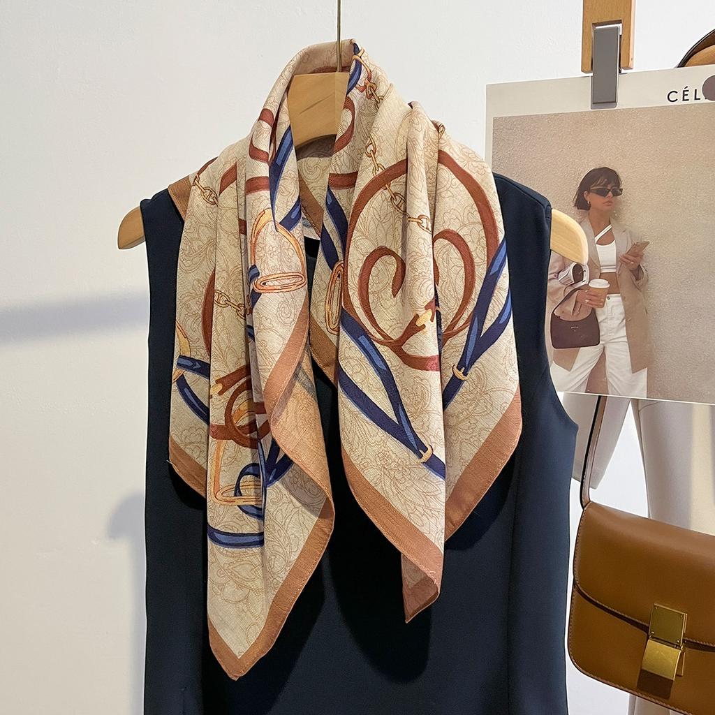 68*68 см большая хлопковая повязка на голову, повязка на голову, защитное покрытие, шарф для волос и шеи для женщин, шарф для женщин на шею, шарфы на шею