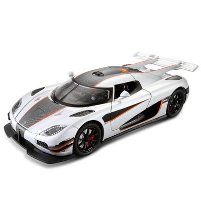 Масштаб 1/24 Koenigsegg One коллекционный орнамент со звуком, светом и функцией обратной связи, игрушечный спортивный автомобиль из сплава в подарок для мальчиков