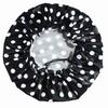 Shower Caps Reusable Waterproof Bath Cap Extra Large Shower Cap Double Layer with PEVA Lining Adjustable Elastic Band