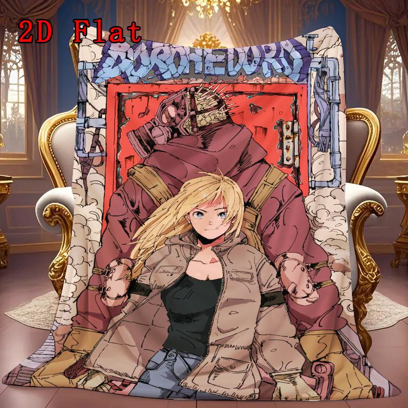 Dorohedoro Anime Theme 2D Flat Pattern Flannel Blanket High quality All Seasons Warmth and Comfort Perfect for Christmas Gifts.PMT0914134