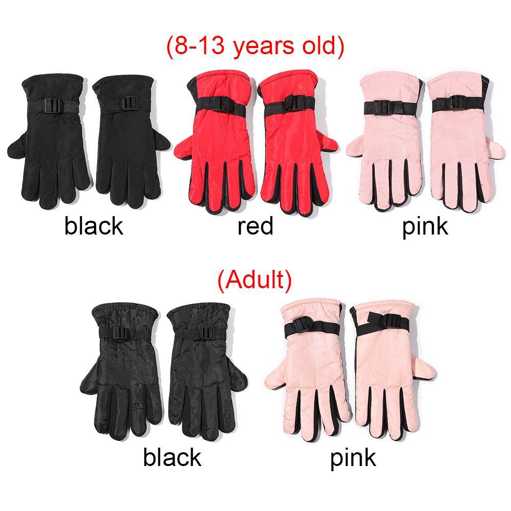 Must Non-slip Children Kids Windproof Waterproof Snow Snowboard Long-sleeved Mitten Ski Gloves