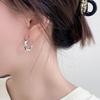 Серьги-кольца Xintaixi из стерлингового серебра скрученные - Элегантные, универсальные и изысканные для женщин