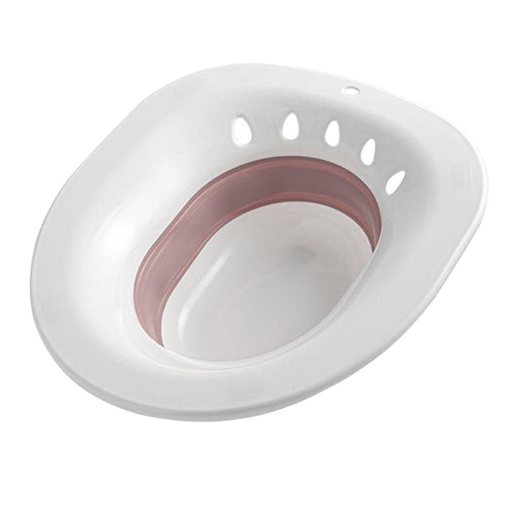Sitz Bath for Toilet Collapsible Seat Sitz Foldable Squat Free Sitz Bath Folding Sitz Reusable