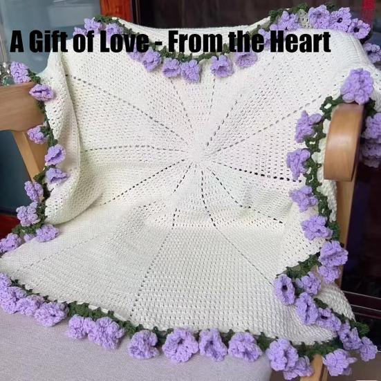 Букет Одеяло DIY Набор Цветочные Букеты Вязание крючком Набор Вязаный Букет Плед Набор для Рукоделия для Дома Кровать Диван Диван Декор