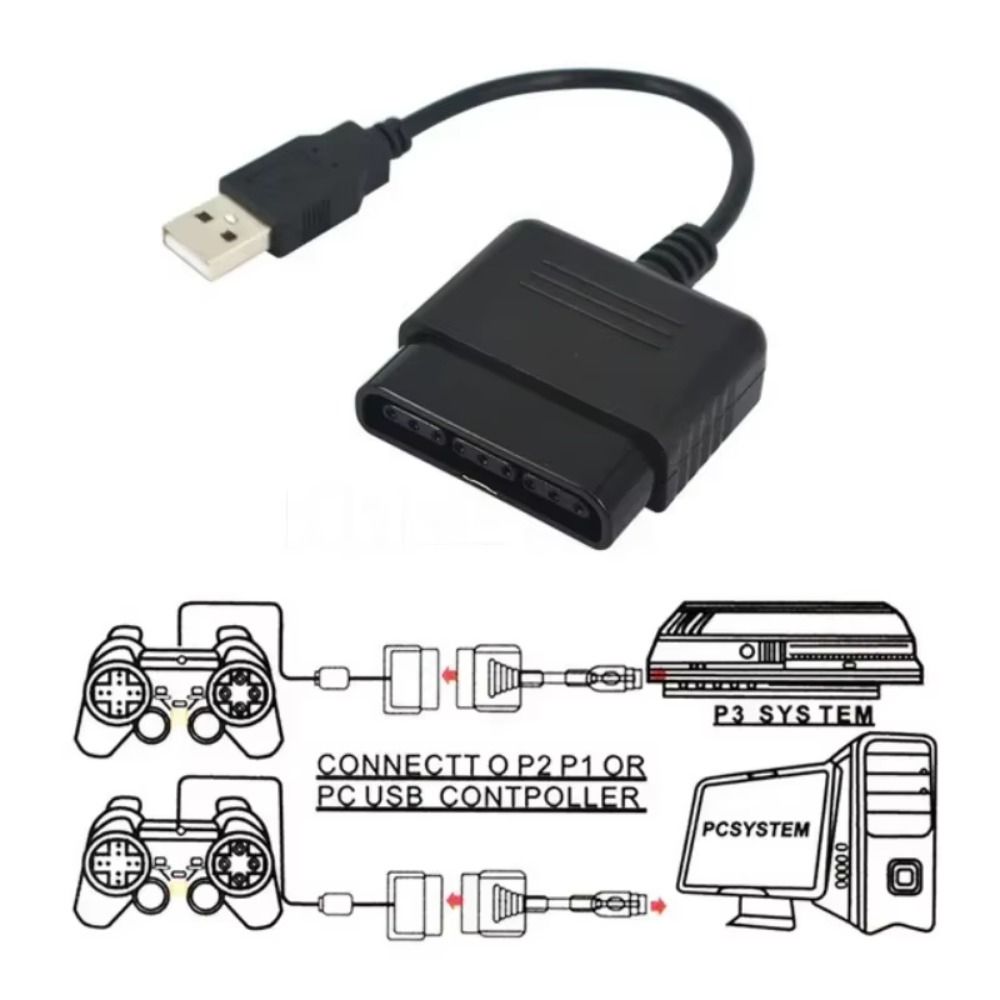 Game Machine Wire Converter Cable Black Gaming Controller Video Game Accessories  Console Gaming