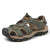 Лидер продаж, летние мужские сандалии, уличные нескользящие мужские пляжные сандалии, мужская обувь из натуральной кожи ручной работы, модные мужские кроссовки