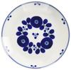 Hakusan Porcelain Plate Blue Bloom Bouquet M Hasami Ware Made In Japan Approx. 19.5cm