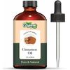 Organic Zing Cinnamon (Cinnamomum Verum) Oil | Pure & Natural Essential Oil for Skincare, Aroma & Diffuser - 118ml/3.99fl Oz