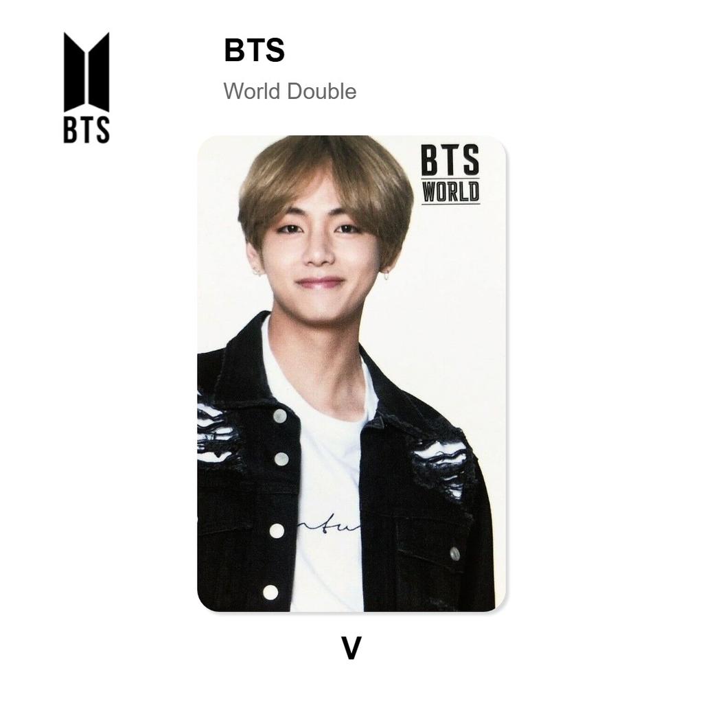 BTS Официальная фотокарточка World Double