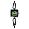 Gedi Designer Womens Square Case Quartz Watch With Alloy Band And Elegant Decoration For Daily Use