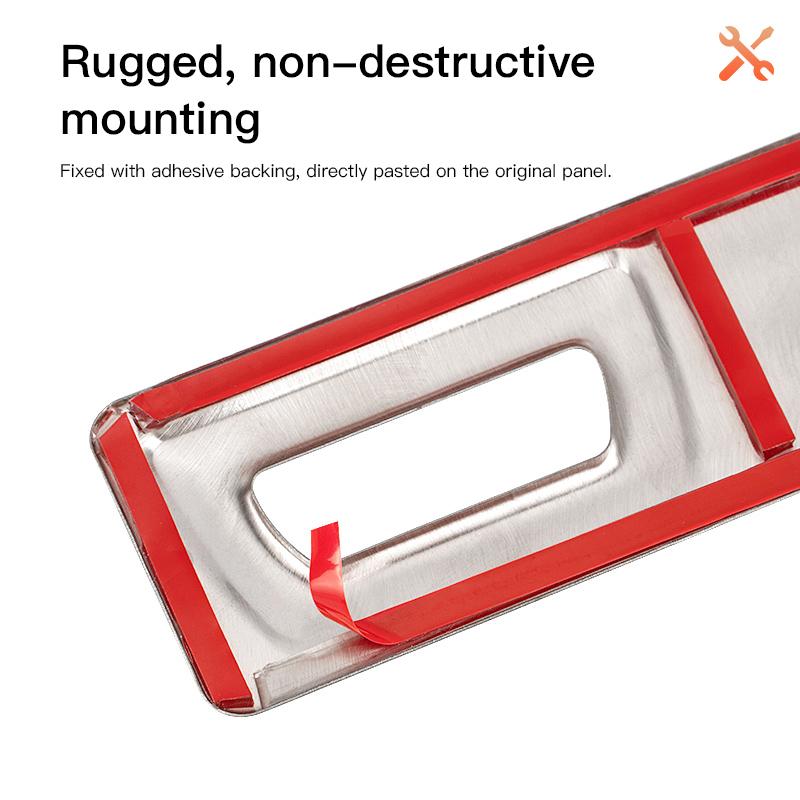 Car Electric Tailgate Warning Metal Trunk Paste For BMW X1 X2 X3 X4 X6 G30 G20 G11 G12 G60 F30 F20 F10 F34 F07 E46 E90 Stickers CJ6