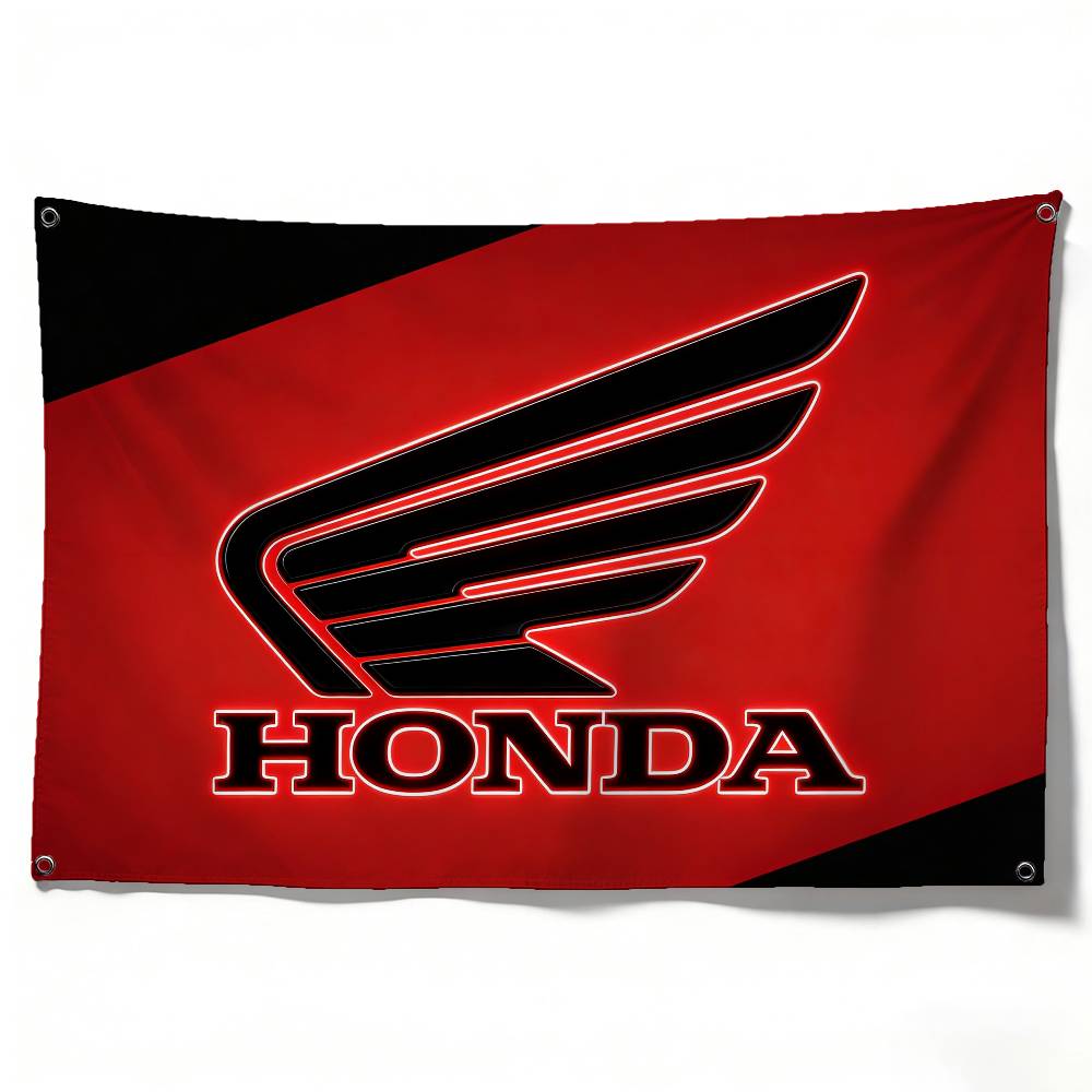 Motorcycle For HONDA Flag 120g Brushed Polyester Sublimation Printing Durable Hanging Flag For Home Decor Event Graduation Gift PS5