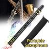 Mini Portable Saxophone Lightweight Woodwind Instrument Pocket Saxophone  Beginner Musicians