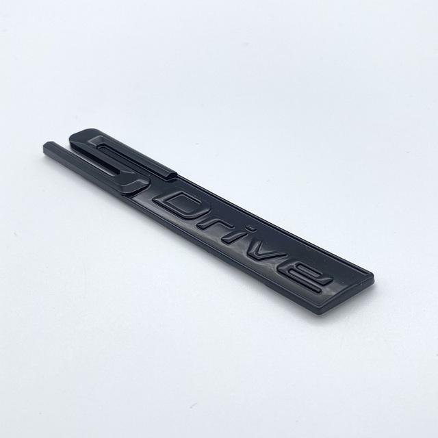 Новые хромированные черные буквы Fender с буквами SDrive XDrive EDrive для BMW 3 4 5 6 7 8 серии X3 X4 X5 X6 Z4 GT, наклейка с логотипом на багажник автомобиля