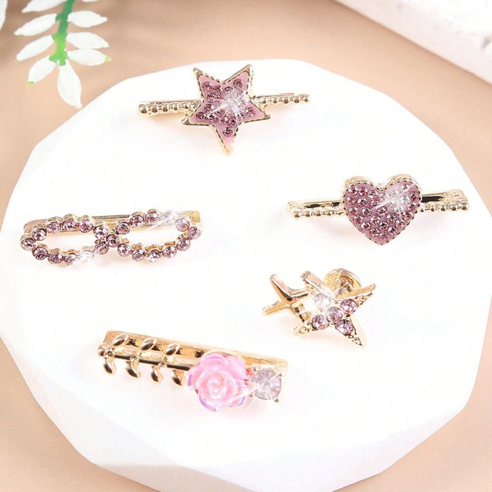 Metal Decorative Ring Brooch Wristbelt Charms Creative Watch Band Ornament Strap Accessories