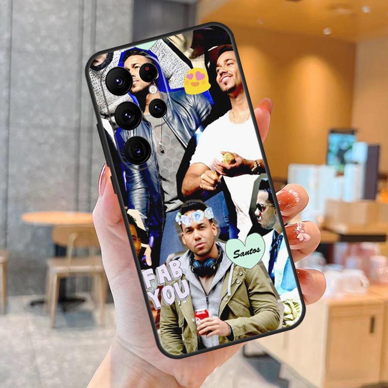 Чехол для телефона Samsung Galaxy S23 S21 S22 Ultra S8 S9 S10 Note10 Plus Note 20 Ultra S20 FE с изображением певца Romeo Santos