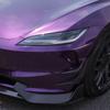 Дефлектор ветра на передний бампер из углеродного волокна для Tesla Model 3 2024-2025