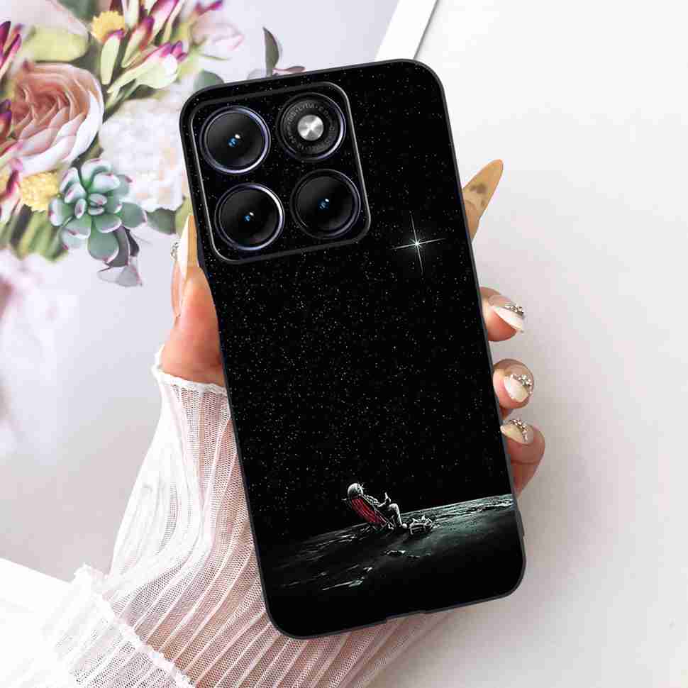 Чехол для Motorola Edge 70 Fusion 5G Мультяшный Кот Панда ТПУ Черный Чехол для XT2605-1 XT2605-2 XT2605-4 Мягкий Силиконовый Чехол для Телефона