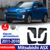 Front Rear 4pcs FOR Mitsubishi ASX 2011-2018 Mudguard Fender Mud Flap Guards Splash Mudflaps Car Accessories