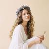 Simulated Flower Flower Crown Korean Style Wedding Headpiece Elegant Floral Headband  Beach Party
