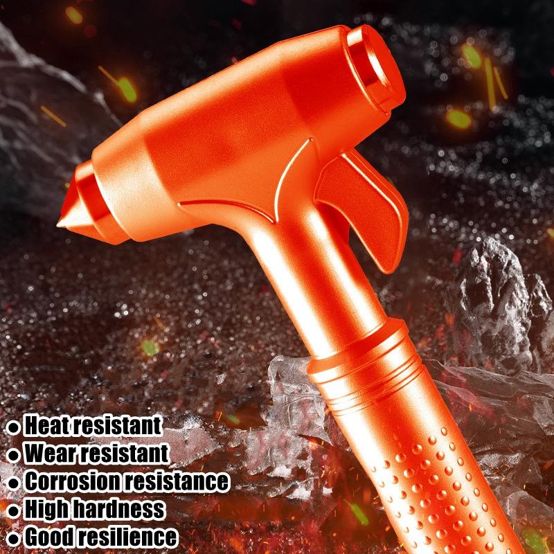 Multi-Functional Car Safety Hammer Metal Auto Emergency Window Breaker Seatbelt Cutter Life-Saving Escape Rescue Safety Hammer