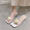 Fashion Sandals Decorations Flower Shoe Accessories Vacation Style Removable Butterfly Orchid Shoes Charms Shoe Accessories Clogs Buckle
