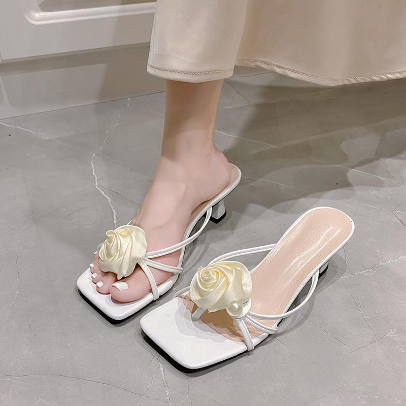 Fashion Sandals Decorations Flower Shoe Accessories Vacation Style Removable Butterfly Orchid Shoes Charms Shoe Accessories Clogs Buckle