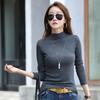 Женская нижняя рубашка с длинными рукавами, полуводолазка, большой размер, универсальный внутренний слой для осени и зимы, теплые топы