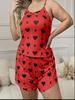 Size Camisole Shorts Womens Plus Pajama Set Casual Loose Comfortable Sleepwear