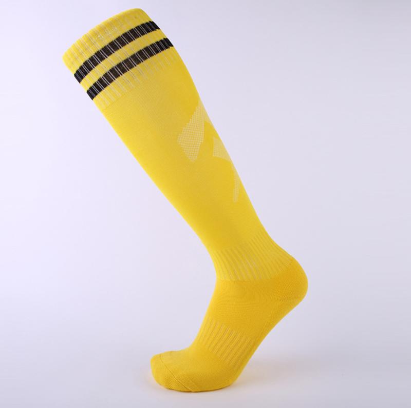 Factory Price Man Wear-resistant Custom Design Grip Socks Anti slip Youth Football Compression Long Sport Man Boy Socks