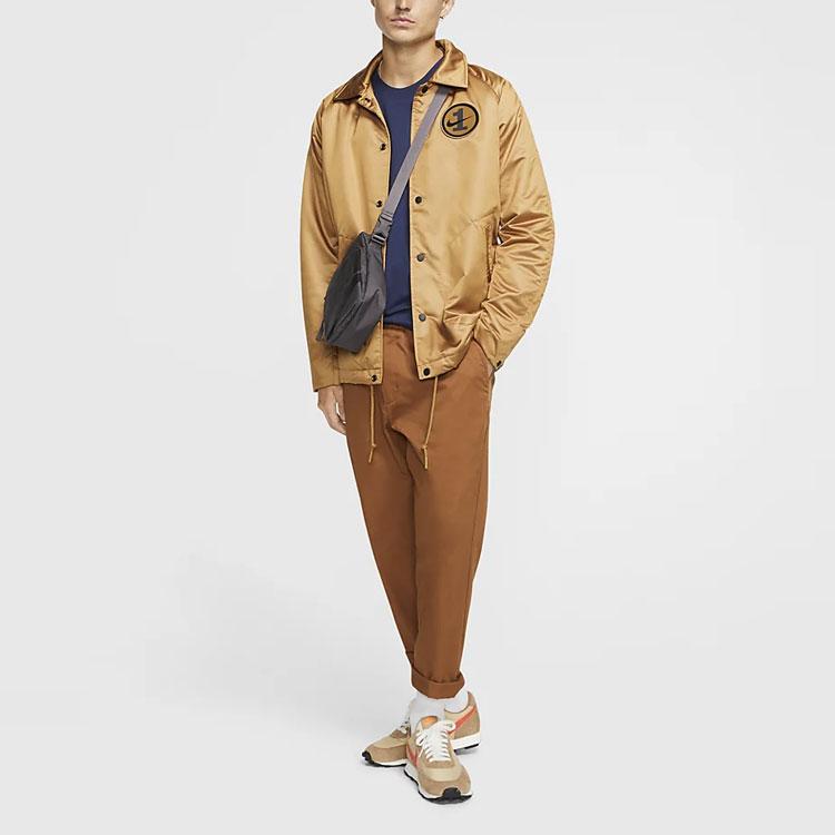 Nike Мужская футболка с вышитым логотипом Swoosh с круглым вырезом и короткими рукавами, темно-бирюзовая AR4999-410