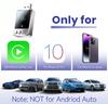 Wired to Wireless CarPlay Adapter for iPhone 2.4/5.8G Dual Band WiFi Bluetooth-compatible USB Dongle