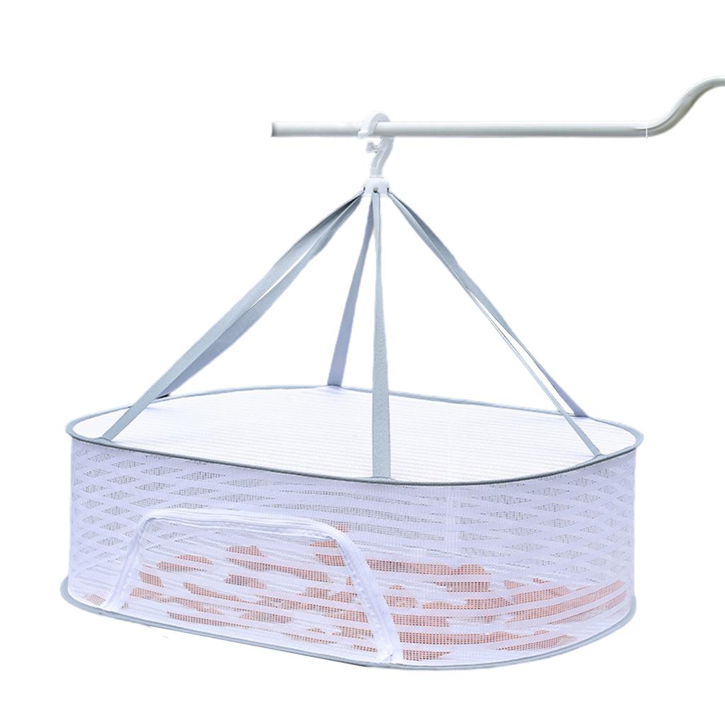 Складная сетчатая корзина для сушки 1-3 слоя, ветрозащитная молния, сушилка для рыбы и фруктов, большая емкость, держатель для сушки для помещений и улицы