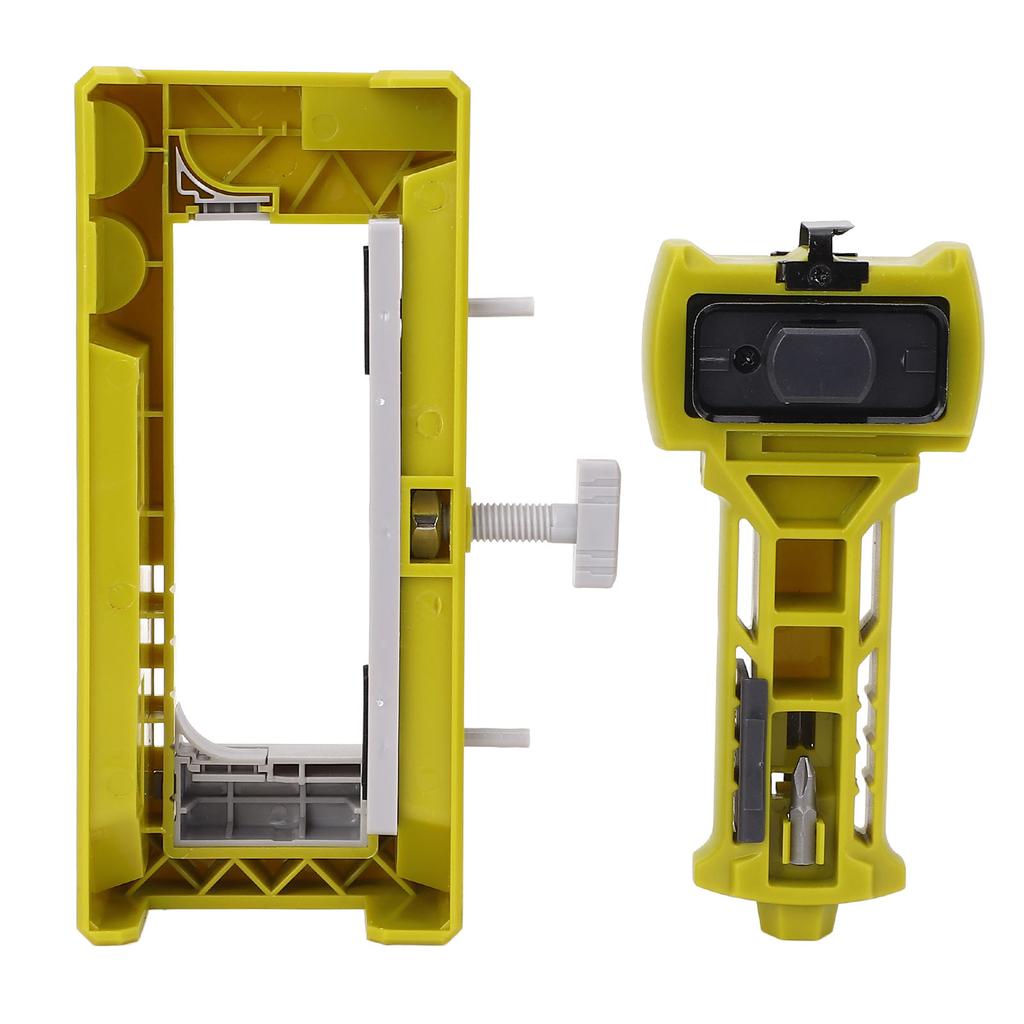 Door Hinge Locator Drilling Template Latch Chiseling and Scoring Installation Tool for 1 3 8 1 3 4 Inch Thick Doors