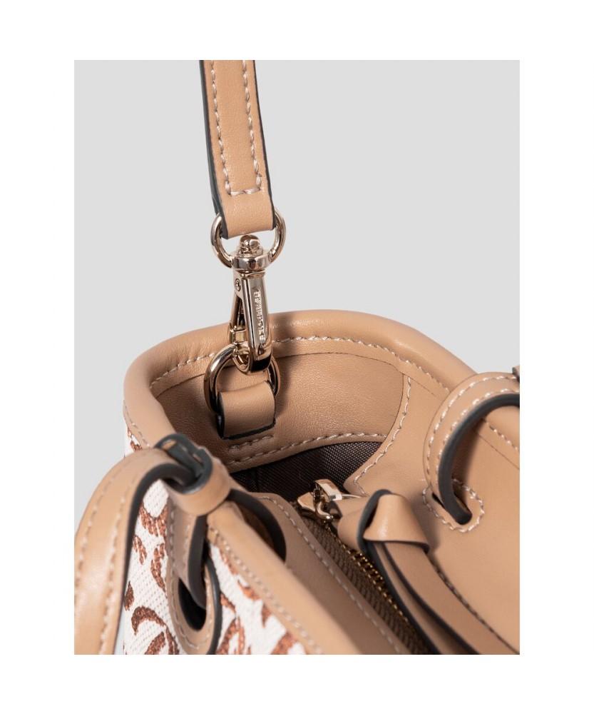 Beanpole Accessory Summer Fine Jacquard Small Tote Bag - Brick