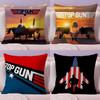 Классический Фильм T-Top Gun Наволочка Мягкий Короткий Плюш Двусторонний Принт Домашний Декор Машинная Стирка Наволочка Подарок